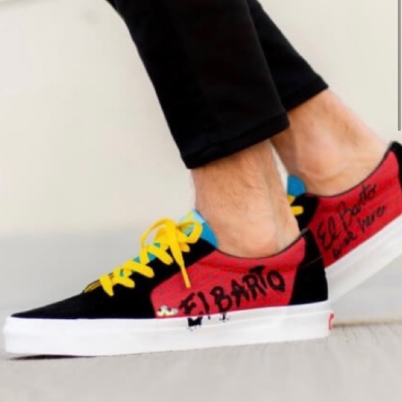 NWT VANS Sk-8 El Barto Sneakers! (Simpsons) - Picture 1 of 9